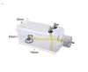 Transparent 17oz 500cc Gas Fuel Tank (3 line)