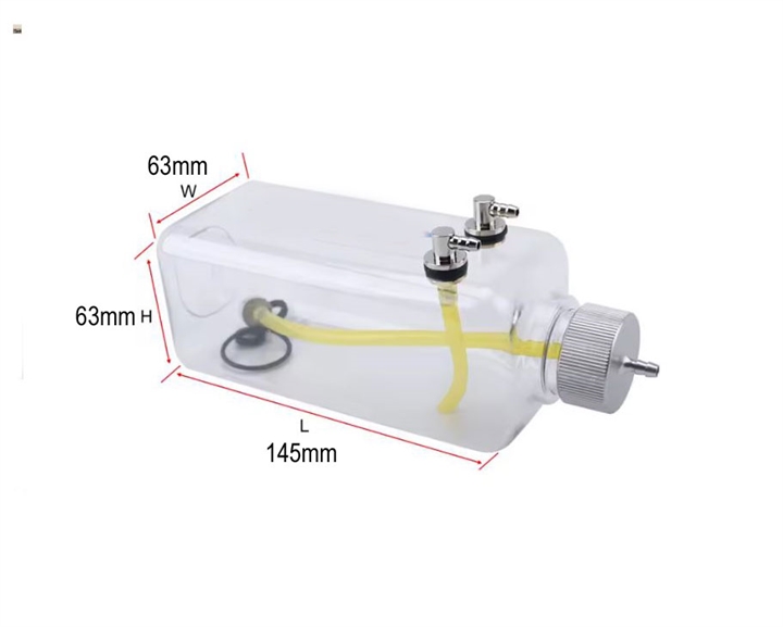 Transparent 17oz 500cc Gas Fuel Tank (3 line)