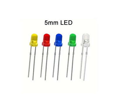 5mm LED 5-6v (Red)