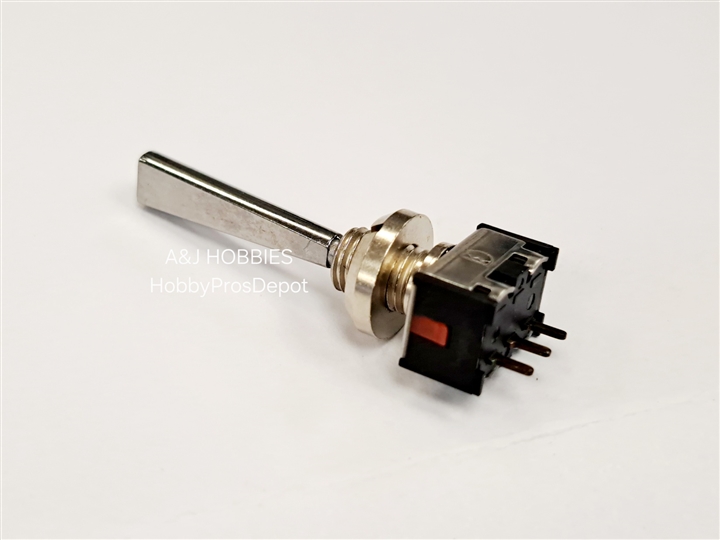 Three Position Long Solder-On Switch for Spektrum, JR, Futaba, FrSky
