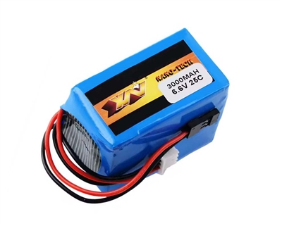 3000mAh 2S 6.6V Li-Fe Receiver Battery (SPMB3000LFRX)