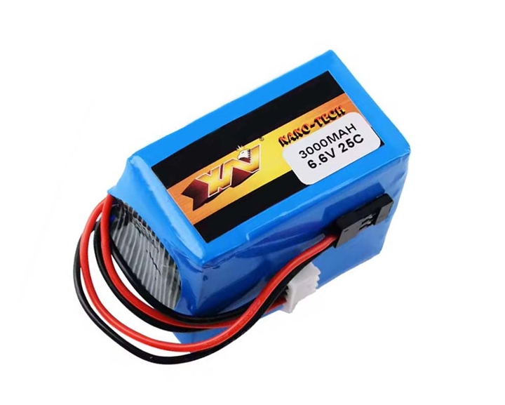 3000mAh 2S 6.6V Li-Fe Receiver Battery (SPMB3000LFRX)