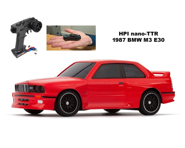 HPI160990  nano-TTR 1989 BMW M3 E30 Ravaglia - Red