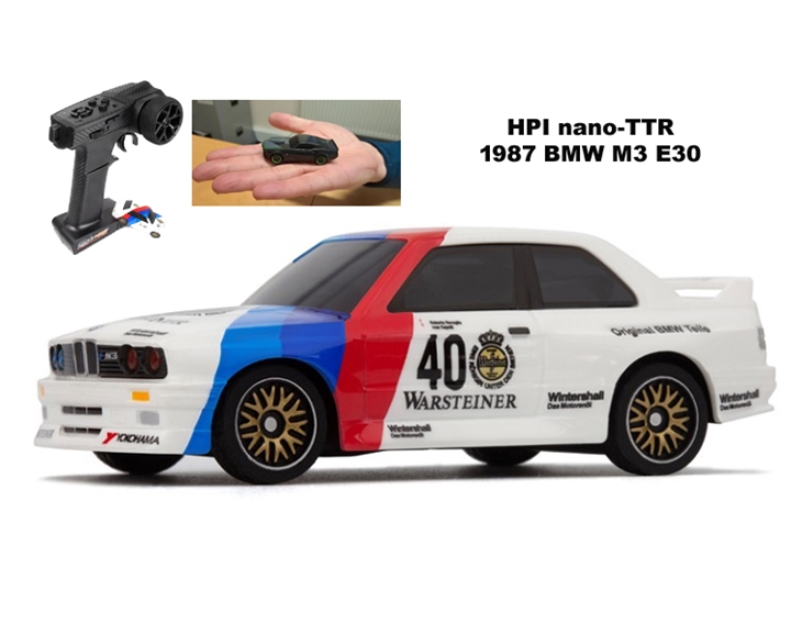 HPI160992  nano-TTR 1987 BMW M3 E30 Warsteiner