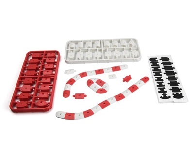 HPI161409 - nano-TTR Curb Set - Red and White