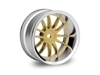 Work XSA 02C Wheel 26mm Chrome/Gold (9mm Offset) HPI3299