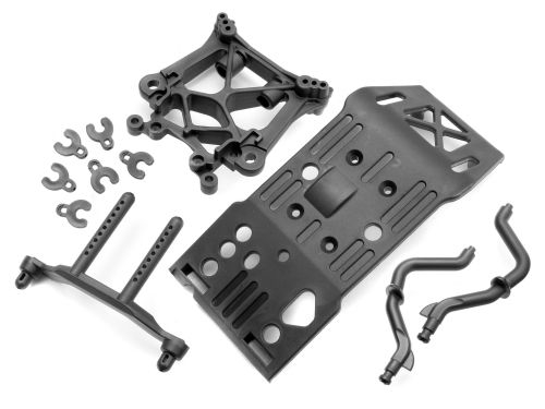 Skid Plate/Body Mount/Savage X Shock Tower Set HPI85234