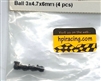 HPIA137 HPI RS4 BALL 3x4.7x6mm (4pcs) HPI RS4 PRO