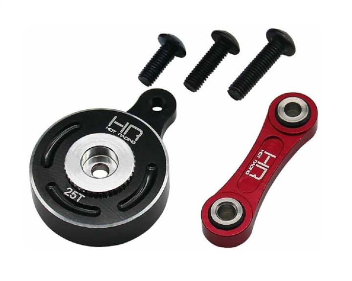 Fixed Link 25T Steering Servo Saver, for Arrma 1/10 4WD 3S, 4S, HRAATF48SH25