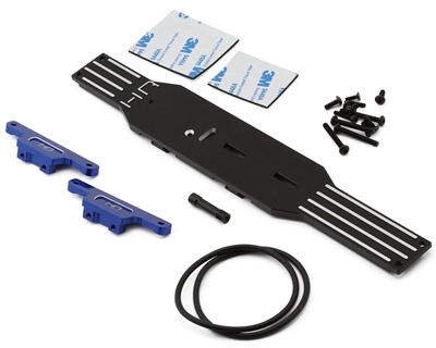 Hot Racing Aluminum Shock Towers & Chassis Brace Set for TraxxasÂ® Mini MaxxÂ® HRAMMX14M01