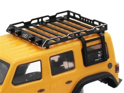 Hot Racing Axial SCX24 Jeep Aluminum Roof Rack w/Light Pods - SXTF282RR