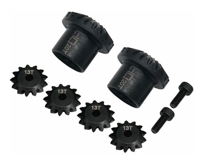 Hot Racing Hardened Steel Differential Gear Set for Traxxas X-Maxx/XRT - XMX11DG