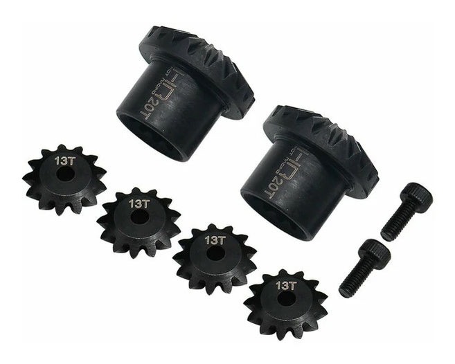 Hot Racing Hardened Steel Differential Gear Set for Traxxas X-Maxx/XRT - XMX11DG