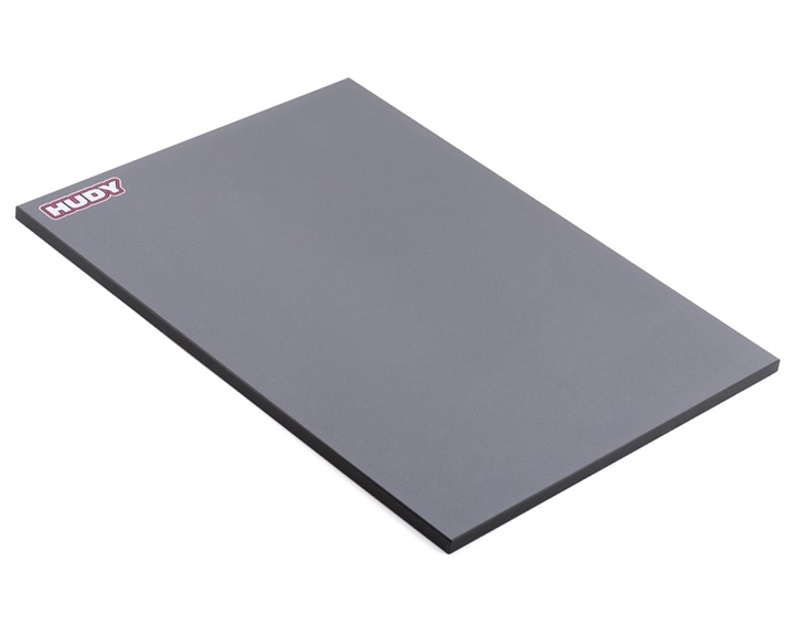 Hudy 1/10 & 1/12 On-Road Flat Set-Up Board (Lightweight) (Dark Grey) HUD108303