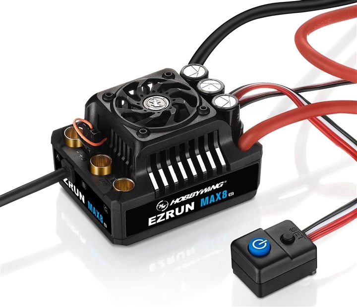 Hobbywing EZRun Max8 G2 Waterproof Brushless ESC w/XT90 Plug, HWI30103203