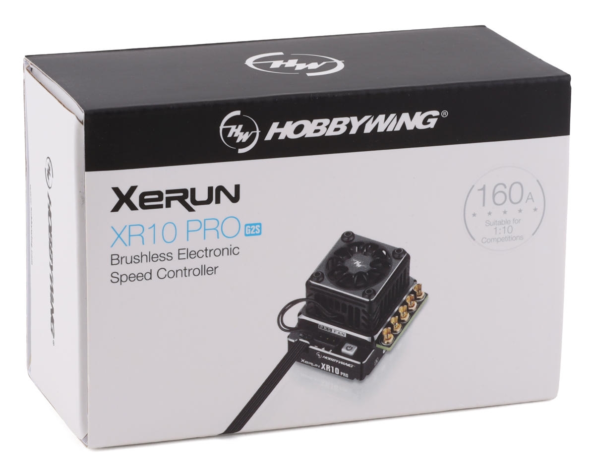 Hobbywing HWI30112613 Xerun XR10 Pro G2S ESC - Stealth