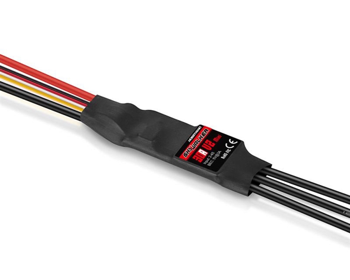 Hobbywing SkyWalker V2 Mini 30 Amp Brushless ESC Weight: 23g (2-4S) HWA30205202