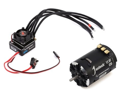 Hobbywing XR10 Justock G3 Sensored Brushless ESC/SD G2.1 Motor Combo (17.5T)