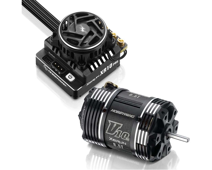 Hobbywing XR10 Pro G3 Sensored Brushless ESC/V10 G3 Motor Combo (7.5T) HWA38020451