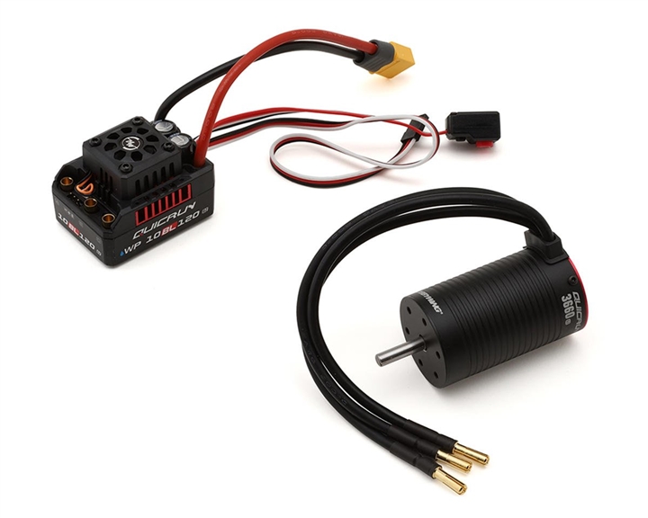 Hobbywing QuicRun 10BL120 G2 Sensorless Brushless ESC/3660SL Motor Combo (3700kV) HWA38030211
