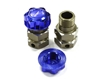 Billet Machined Wheel Adapter 24mm Hex (2) for Losi 5ive-T C25087BLUE