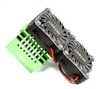 Twin 40x40mm HS Cooling Fan+Heatsink Mount for 40mm O.D. Motor C25728GREEN