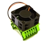 36mm Motor Heatsink+40x40mm Cooling Fan 16k rpm for Most 1/10 On-Road & Off-Road C28597DARKGREEN