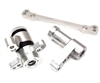 Billet Machined Steering Bell Crank Set for Losi 1/5 DBXL-E 2.0 4WD C32403SILVER