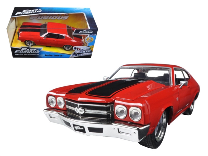 1/24 "Fast & Furious" Dom's Chevy Chevelle SS Red w/ Black