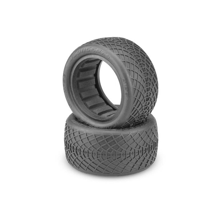 JConcepts Ellipse 2.2" Rear 1/10 Buggy Tires (2) (Silver) JCO3196-06