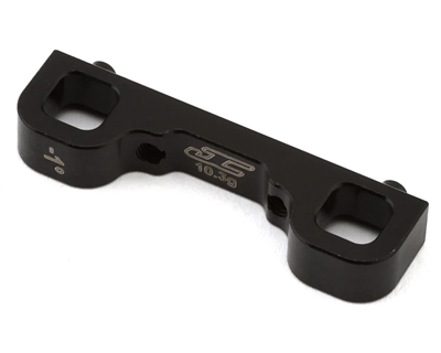 JConcepts Team Associated RC10B7/B7D Steel Arm Mount "C" Block (Black) (10.3g) JCO5198S