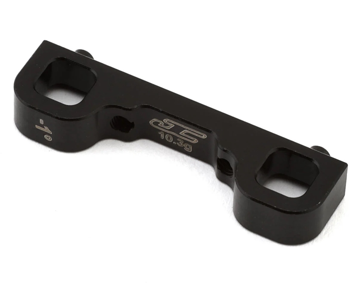 JConcepts Team Associated RC10B7/B7D Steel Arm Mount "C" Block (Black) (10.3g) JCO5198S