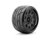 1/8 SGT 3.8 Super Sonic Tires Mounted on Black Claw Rims, Medium Soft, Belted, 17mm 0" Offset (2)