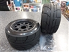 1/8 MT 3.8 Super Sonic Tires Mounted on Black Claw Rims, Medium Soft, Belted, 17mm 0" Offset (2)