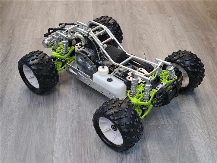 King Devil 1/5th 30.5cc  Gasoline Power 4x4 Monster Truck  with Reverse Transmission