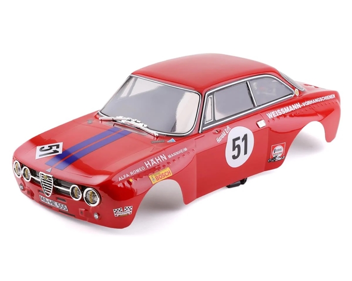 Killerbody Alfa Romeo 2000 GTAm Pre-Painted 1/10 Touring Car Body (Red) KLR-48251