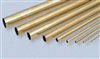 KNS137  7/16"x12" Round Brass Tube .014 Wall (1)