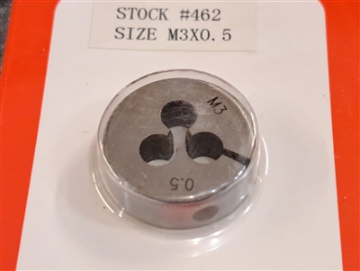 K&S 462 3mm METRIC DIE (1 PIECE)