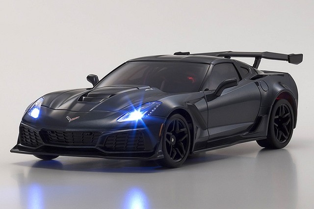 Kyosho 32334GM MINI-Z RWD Corvette ZR1 Shadow Gray Metallic w/LED