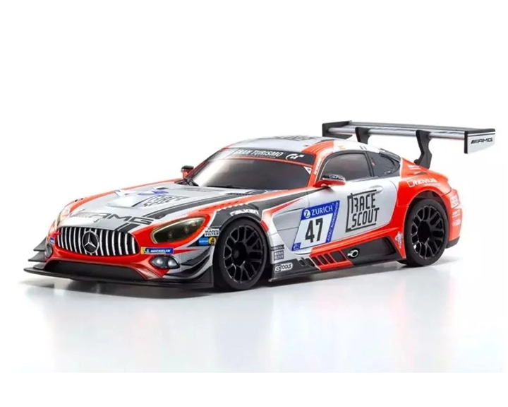 Kyosho MR-04 RWD Mini-Z Readyset w/2018 Nurbuergring Mercedes-AMG GT3 Body (Red/Grey) w/KT-531P 2.4GHz Radio,  KYO32367FRS