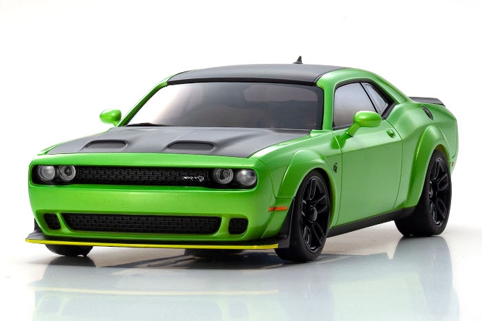 Kyosho 32621MG MINI-Z AWD Challenger Green SRT Hellcat Redeye