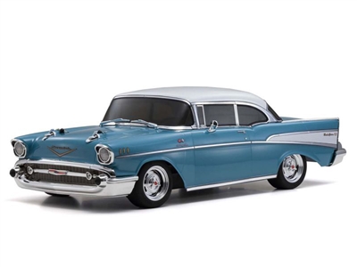 Kyosho 1/10 EP 4WD Fazer Mk2 FZ02L Readyset 1957 Chevy Bel Air Coupe, Tropical Turquoise