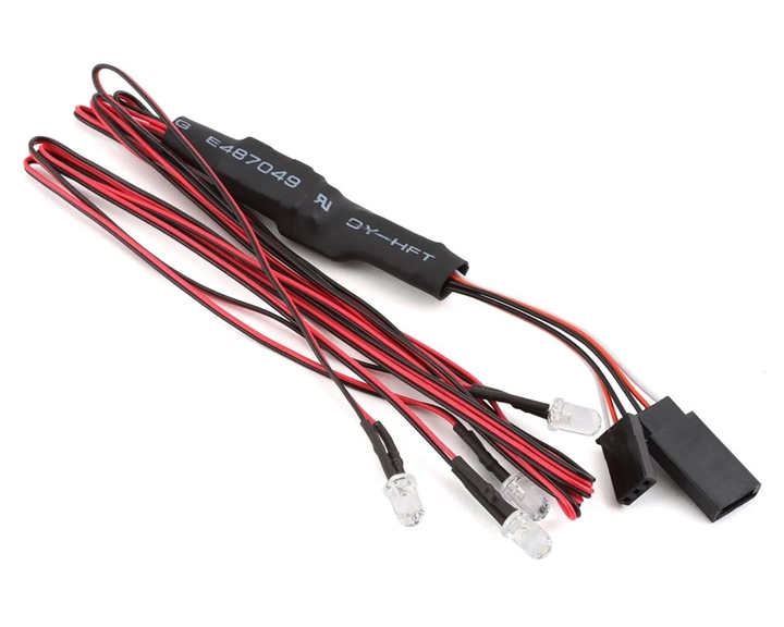 Kyosho Fazer FZ02 LED Light Set (Clear/Red) KYO97054-4CR