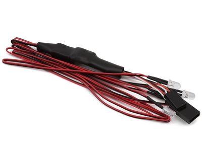 Kyosho 5mm LED Lights Unit (2-White Bulbs/2-Red Bulbs) KYO97054-4CR-B