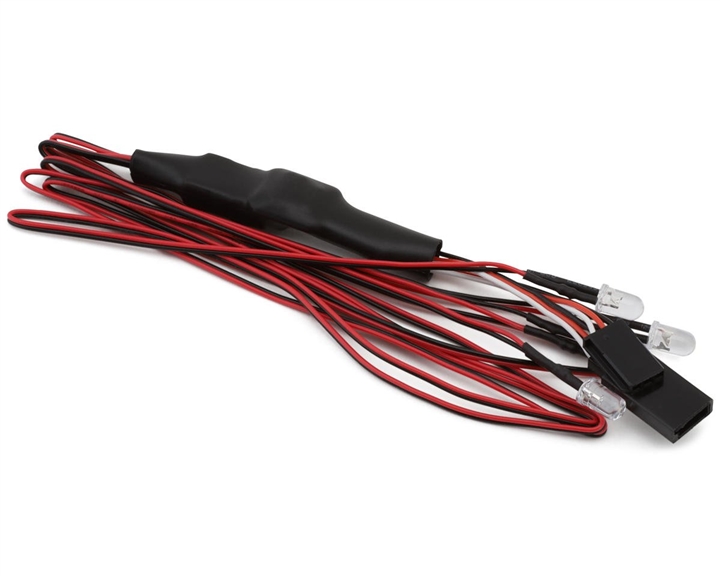 Kyosho 5mm LED Lights Unit (2-White Bulbs/2-Red Bulbs) KYO97054-4CR-B
