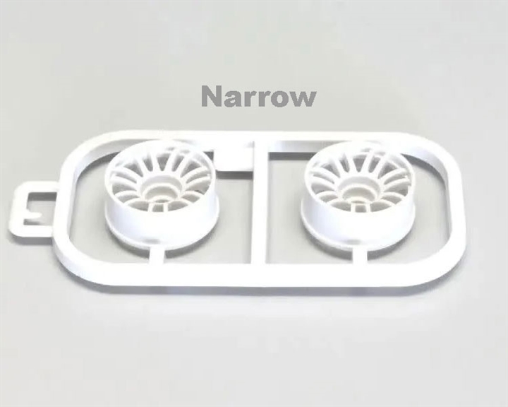 Kyosho Mini-Z Rays RE30 Multi Wheel II (White) (2) (Narrow) (2mm Offset) KYOMZH131W-N2B