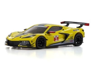 Kyosho ASC MR03W-MM CHEVROLETÂ® CORVETTEÂ® C8.R Yellow MZP244Y