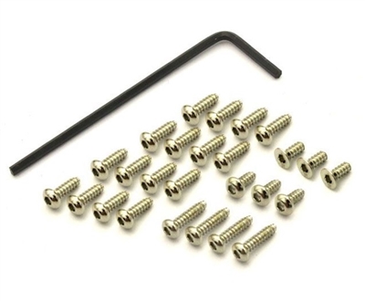 Butten HEX Screw Set(MR-03/Nickel) MZW440