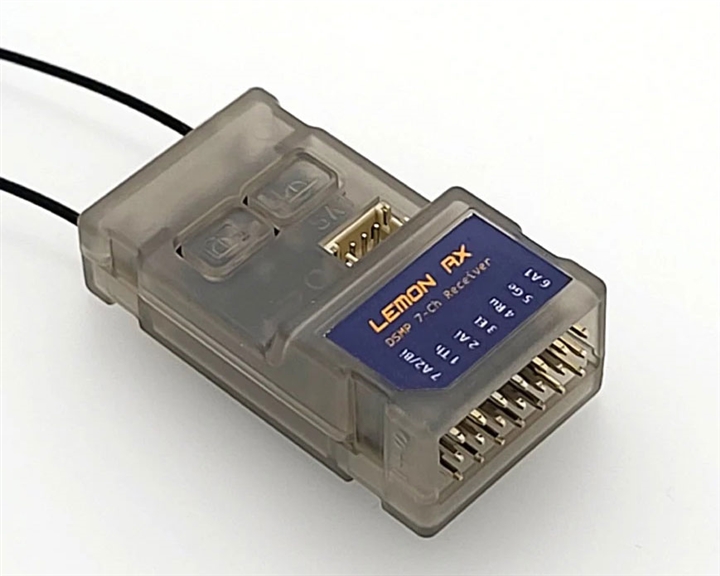 Lemon Rx DSMP 7-Channel Receiver with Diversity Antenna DSMX DSM2 Compatible - LMN-0081