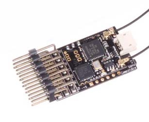 Lemon Rx 6 Channel Full Range Receiver with Diversity Antenna DSM2 DSMX Compatible - End Pin, LMN-0034